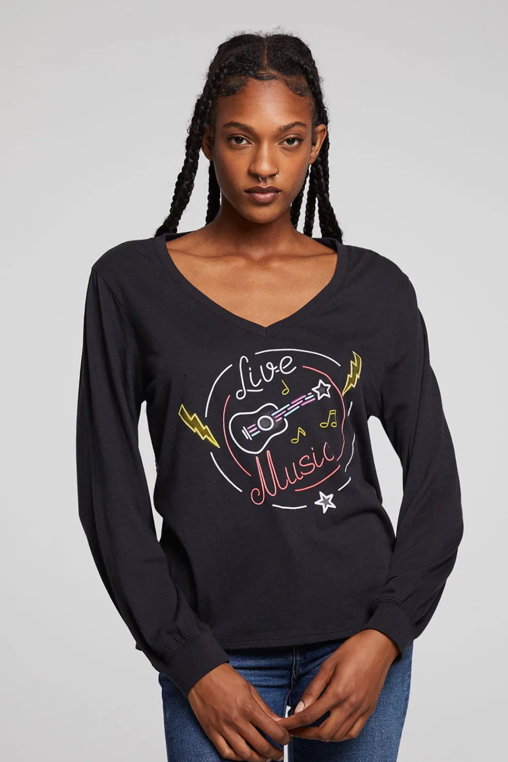 Fashion Live Music Long Sleeve Women Loungewear|Graphics