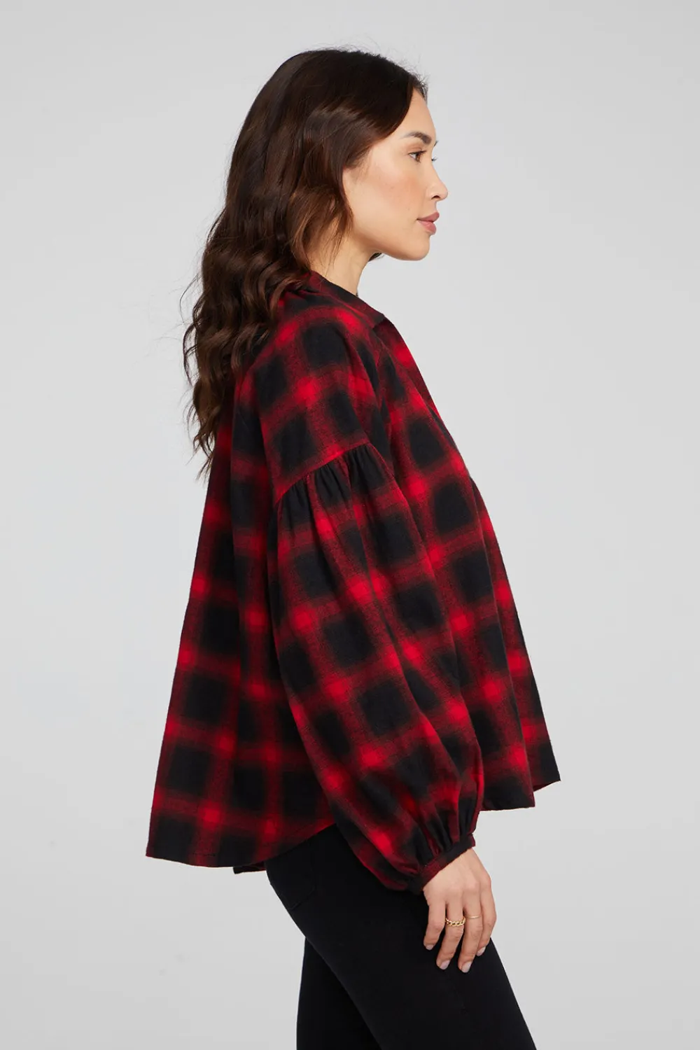 Clearance Lola Sunset Plaid Blouse Women Loungewear|Tops