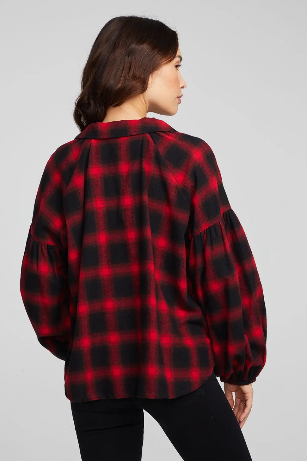 Clearance Lola Sunset Plaid Blouse Women Loungewear|Tops