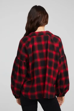 Clearance Lola Sunset Plaid Blouse Women Loungewear|Tops