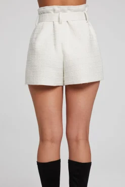Cheap Lombard Starry White Short Women Loungewear|Bottoms