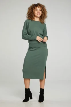 Flash Sale Long Sleeve Crew Neck Raglan Pullover Women Tops