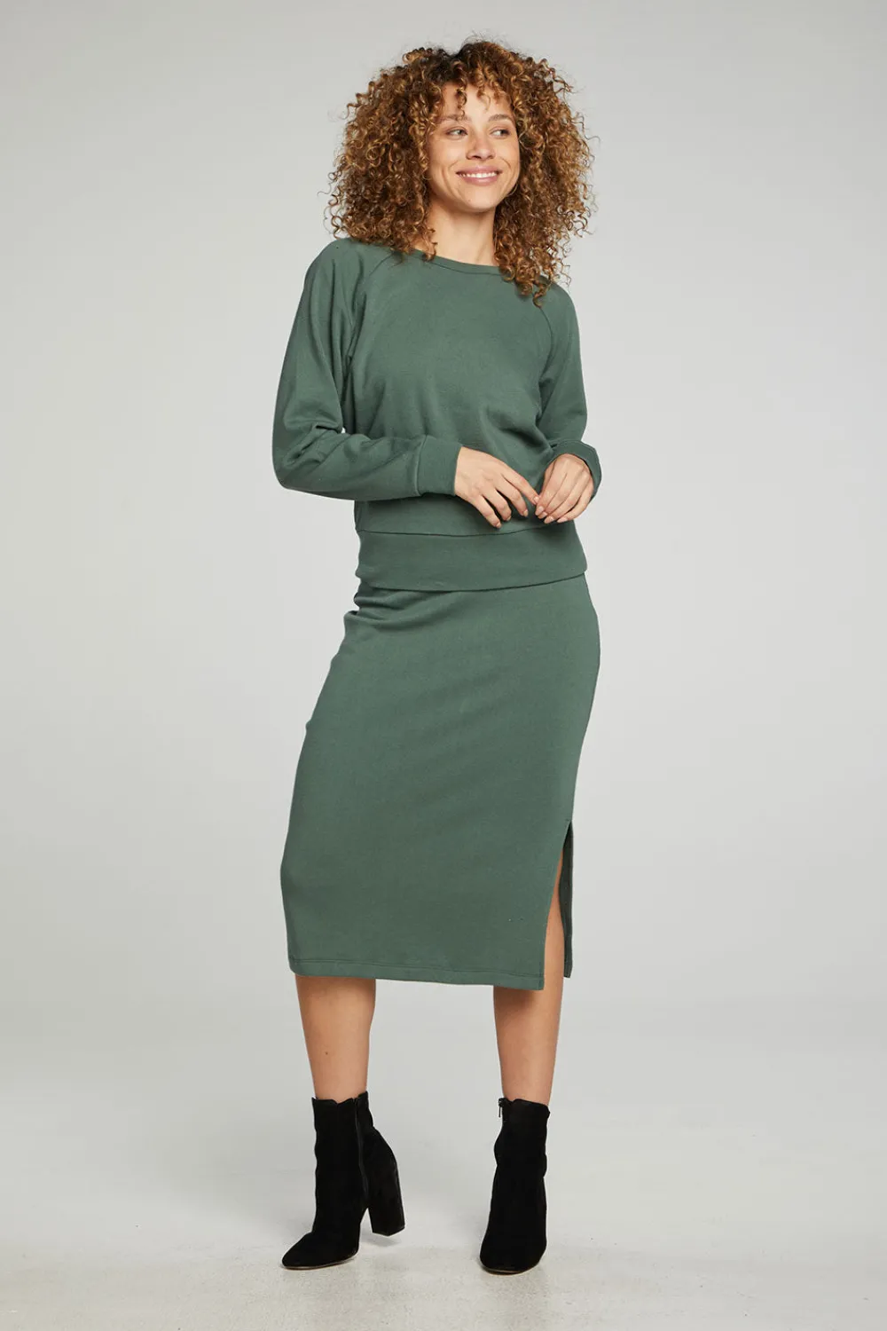 Flash Sale Long Sleeve Crew Neck Raglan Pullover Women Tops