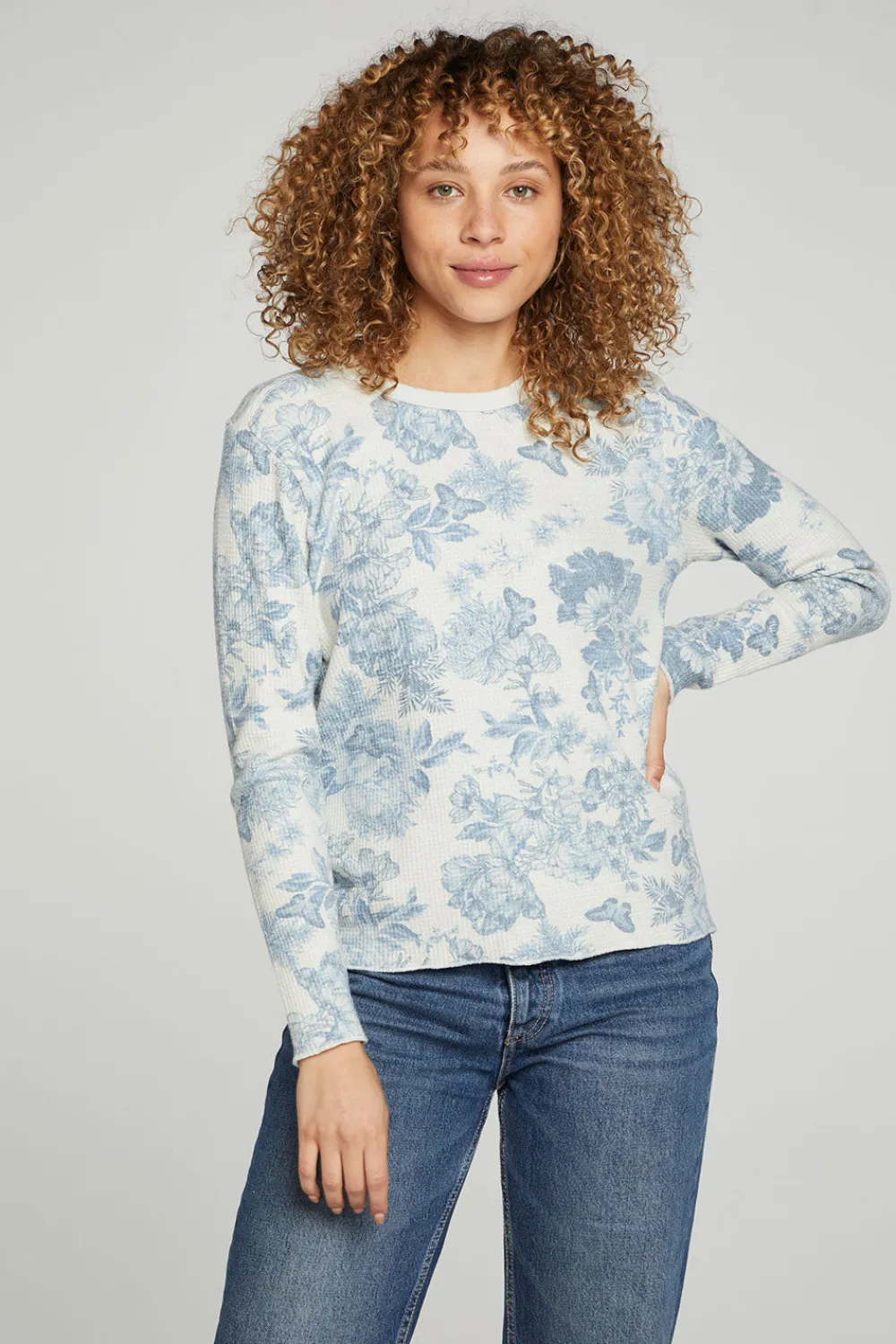 Sale Long Sleeve Crew Neck Tee Women Tops