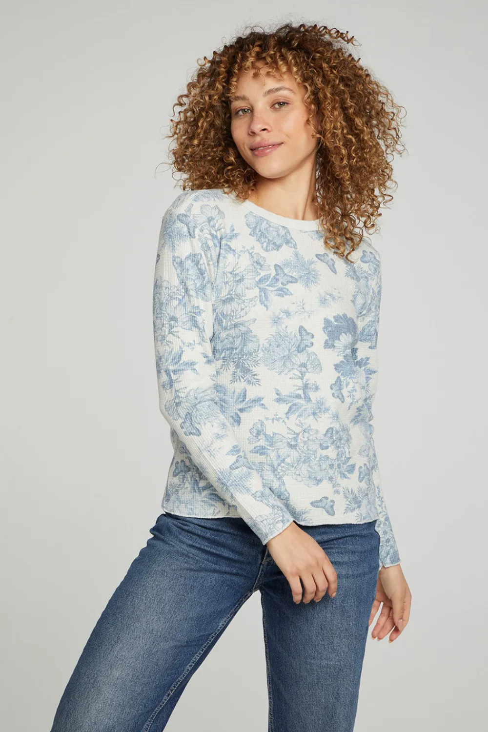 Sale Long Sleeve Crew Neck Tee Women Tops
