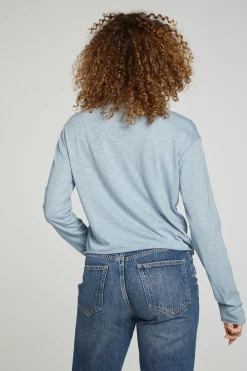 Hot Long Sleeve Cropped Tee Women Tops