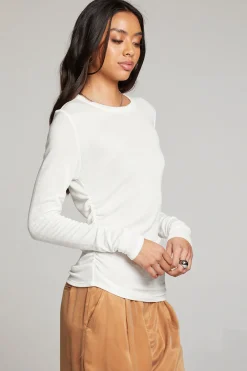 Flash Sale Louis White Long Sleeve Women Loungewear|Tops