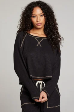 Fashion Lucy Licorice Long Sleeve Women Loungewear|Tops