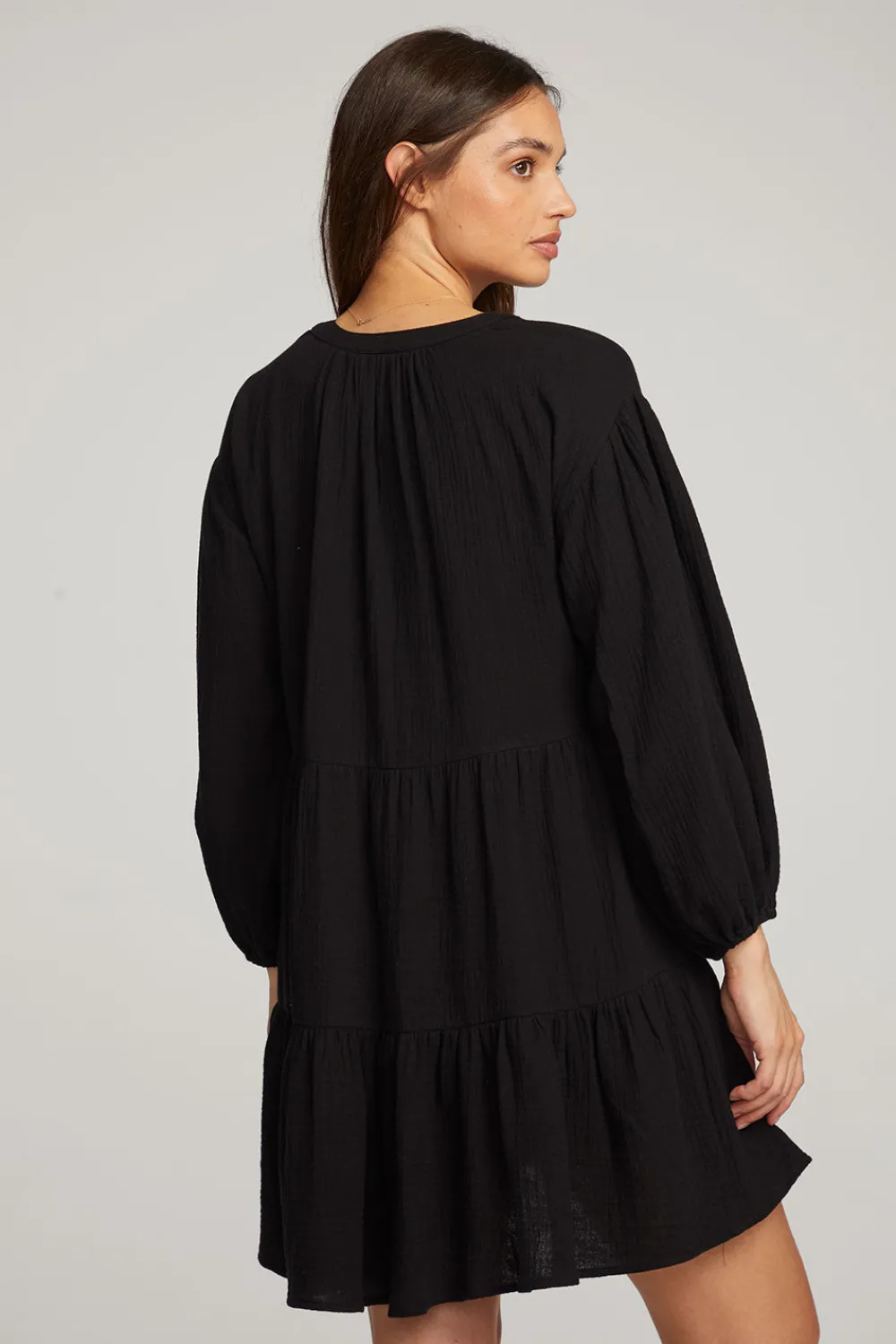 Fashion Magnolia Licorice Mini Dress Women Loungewear|Dresses