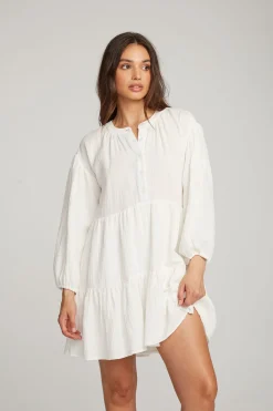 Best Magnolia White Mini Dress Women Loungewear|Dresses