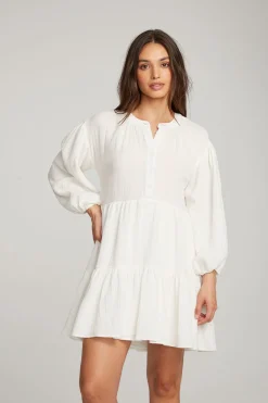 Best Magnolia White Mini Dress Women Loungewear|Dresses