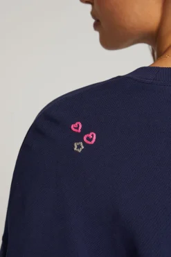 Sale Mama Embroidery Pullover Women Loungewear|Graphics