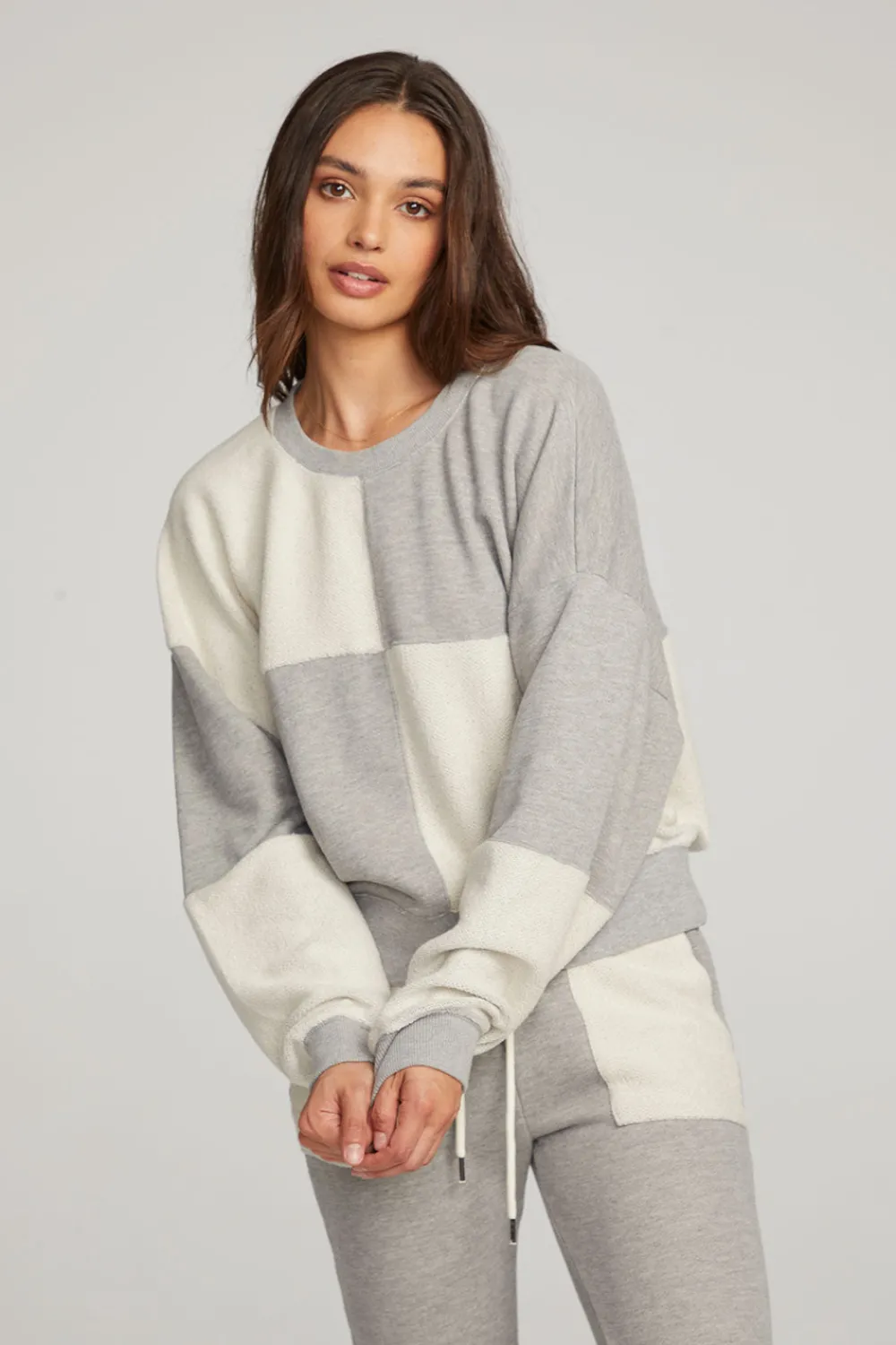 Cheap Marie Heather Grey Pullover Women Loungewear|Tops