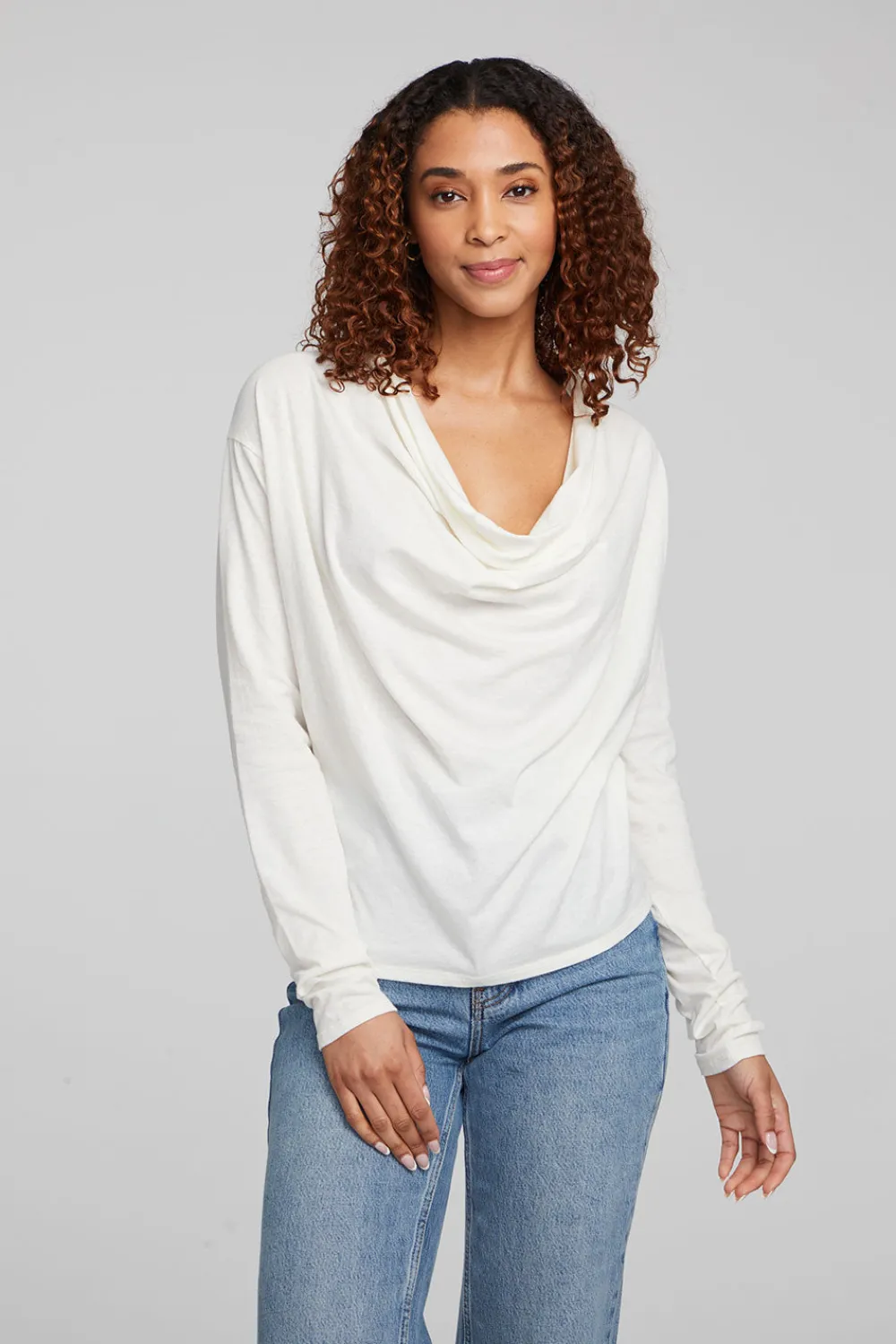 Sale Mela Bright White Long Sleeve Women Loungewear|Tops