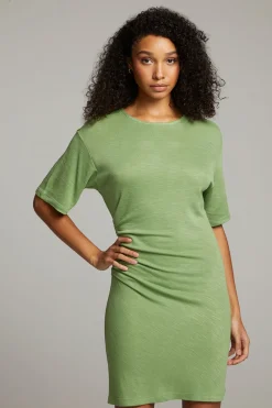 Sale Memory Piquant Green Mini Dress Women Loungewear|Dresses