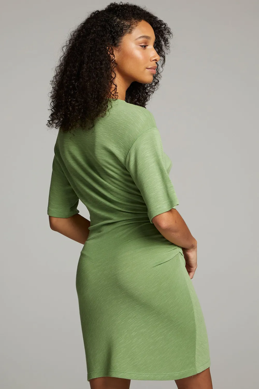 Sale Memory Piquant Green Mini Dress Women Loungewear|Dresses