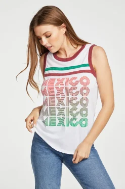 Sale Mexico Tank Women Graphics|Tops