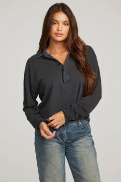 Best Miles Licorice Long Sleeve Women Loungewear|Tops