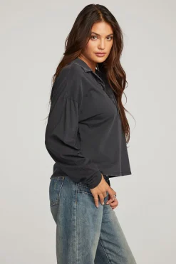 Best Miles Licorice Long Sleeve Women Loungewear|Tops