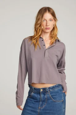Best Miles Purple Sage Long Sleeve Women Loungewear|Tops