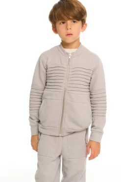 Store Mock Neck Moto Zip Jacket Kids/BOY Boys