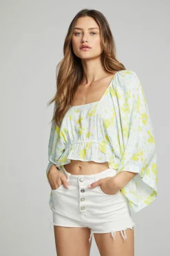 Cheap Monarch Crop Top - Daisy Floral Print Women Outerwear|Loungewear