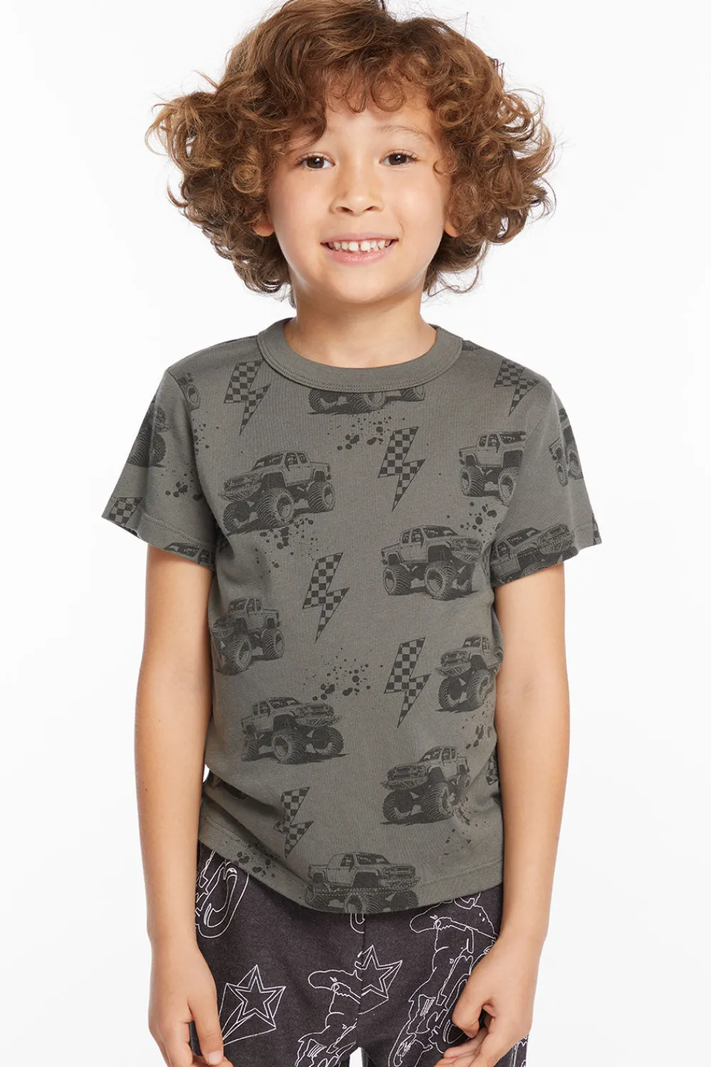 Shop Monster Trucks Kids Tee Kids/BOY Boys