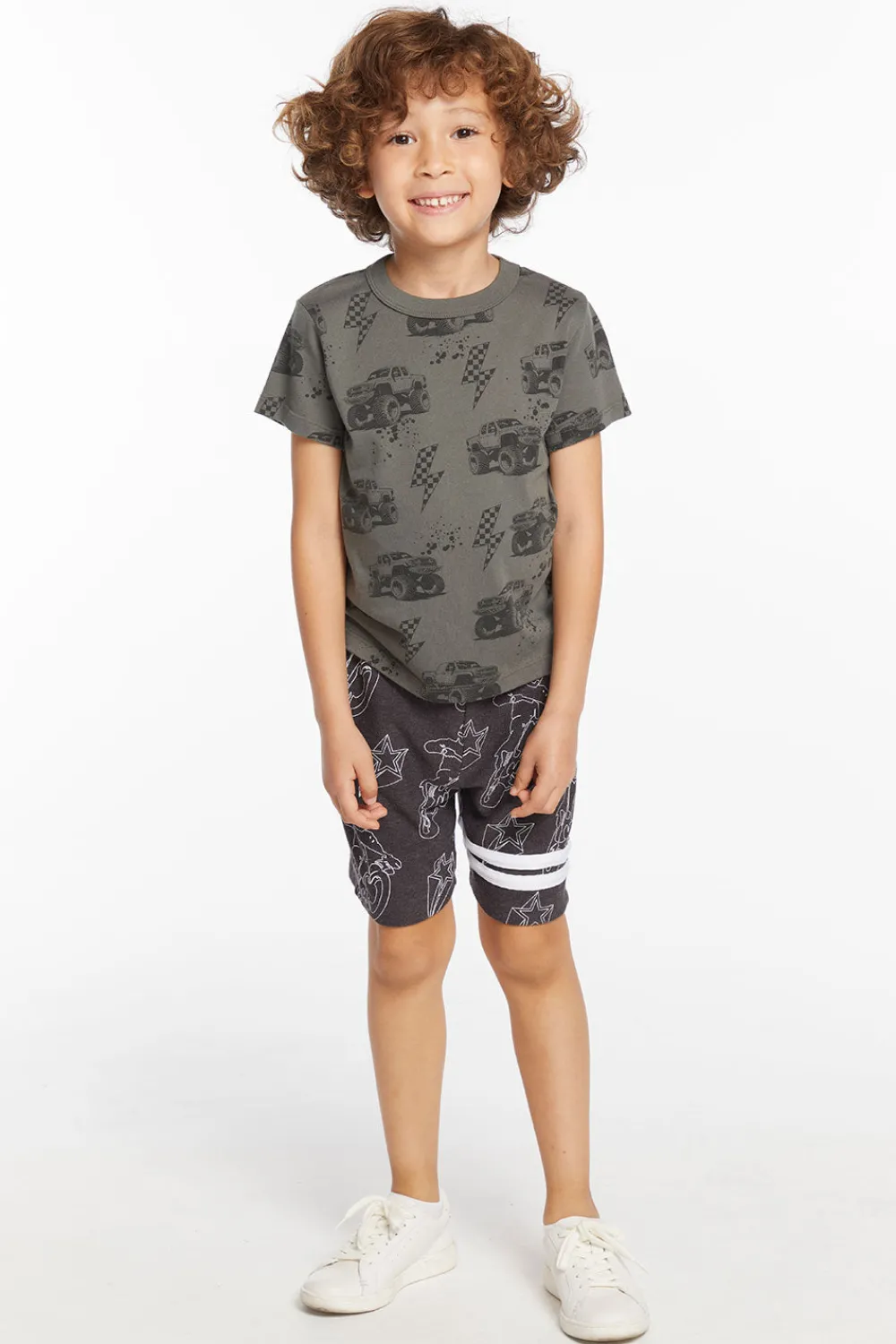 Shop Monster Trucks Kids Tee Kids/BOY Boys