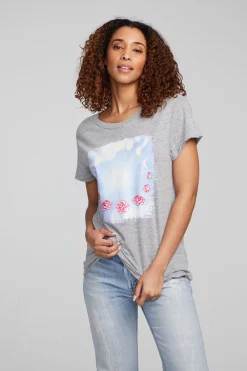 Best Moon And Roses Tee Women Loungewear|Graphics