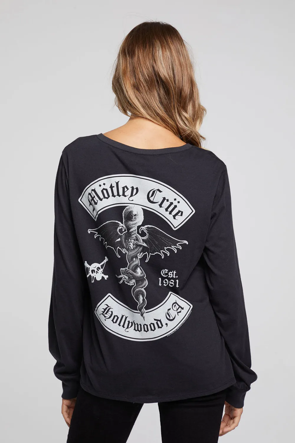 Best Motley Crue Hollywood CA Long Sleeve Women Loungewear|Music