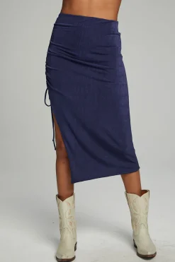 Best Sale Mullen Midi Skirt - Dark Denim Women Loungewear|Bottoms