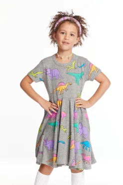 Clearance Neon Dinos Kids Girls
