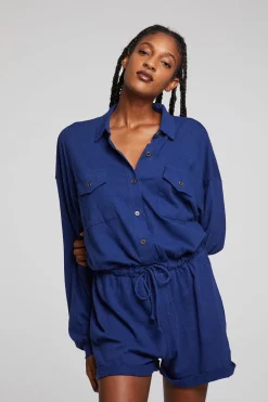 Discount Nocelle French Blue Jumpsuit Women Loungewear|Bottoms