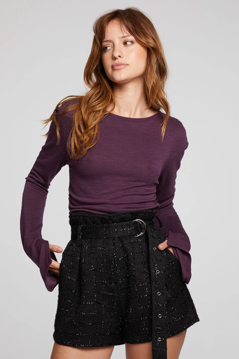 Hot Nyla Plum Perfect Blouse Women Loungewear|Tops