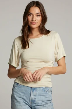 Fashion Ocala Whitecap Grey And Piquant Green Reversible Top Women Loungewear|Tops