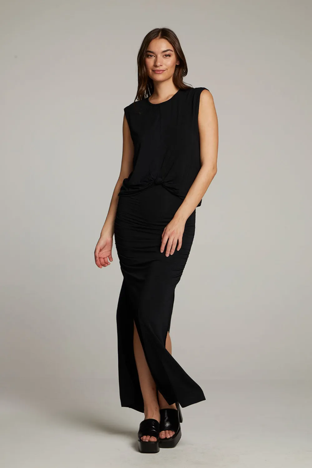 New Ocean True Black Tank Women Loungewear|Tops