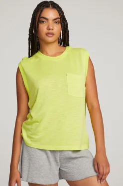 Best Sale Odessa Citron Tee Women Loungewear|Tops