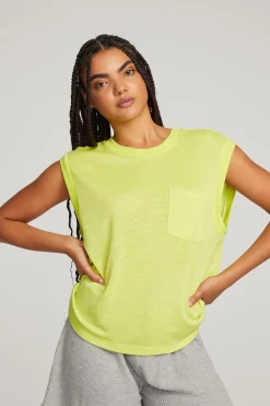 Best Sale Odessa Citron Tee Women Loungewear|Tops