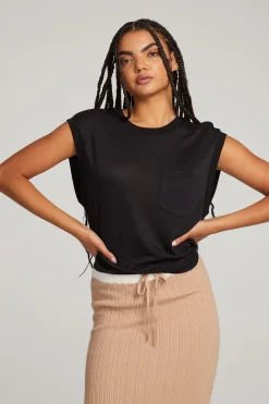Outlet Odessa Licorice Tee Women Loungewear|Tops