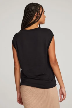 Outlet Odessa Licorice Tee Women Loungewear|Tops