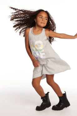 Best Sale Ombre Love Girls Cotton Jersey Tank Dress Kids Girls