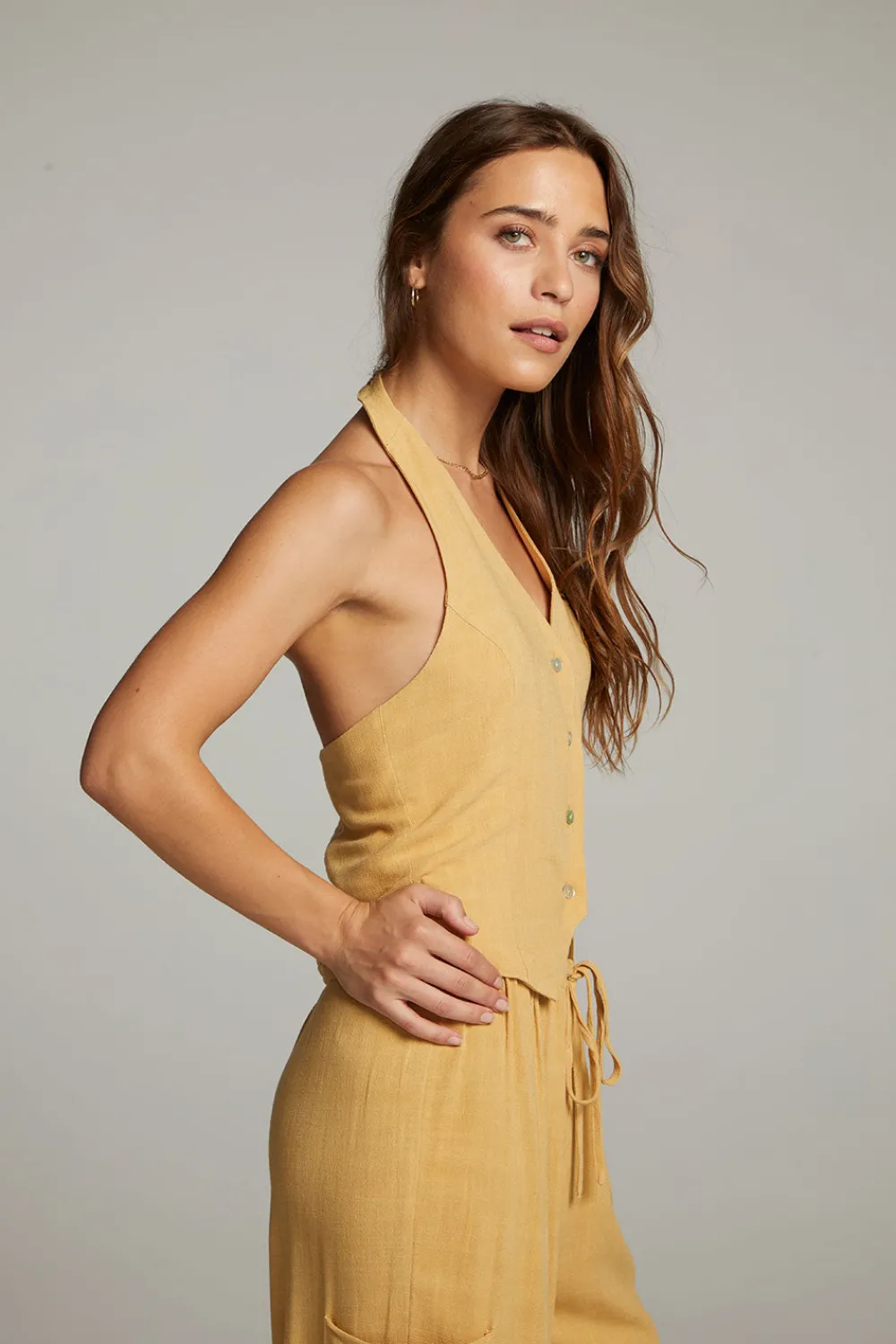 Online Orlando Parchment Vest Women Loungewear|Tops
