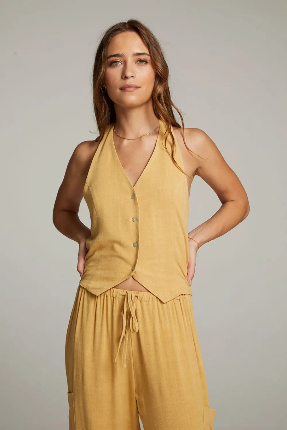 Online Orlando Parchment Vest Women Loungewear|Tops