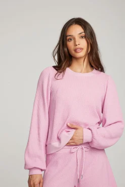 Cheap Owlsey Pastel Lavender Pullover Women Loungewear|Tops