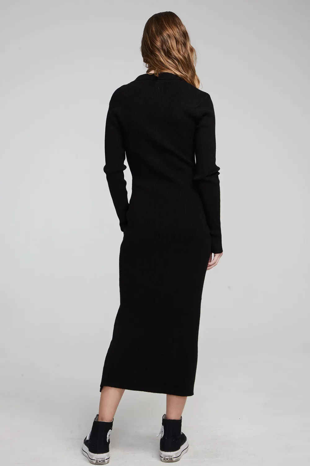 Flash Sale Palm Shadow Black Midi Dress Women Loungewear|Dresses