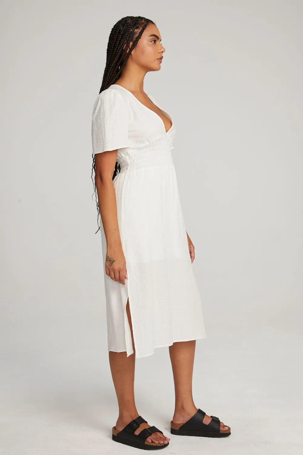 Outlet Palmer White Midi Dress Women Loungewear|Dresses