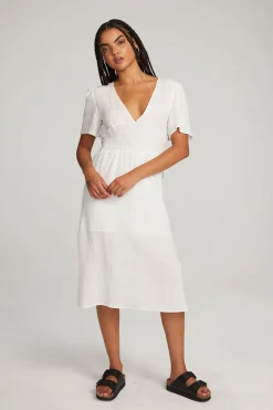 Outlet Palmer White Midi Dress Women Loungewear|Dresses