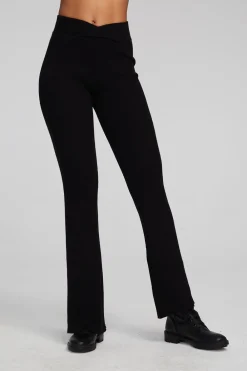 Best Sale Party Shadow Black Flare Bottoms Women Loungewear|Bottoms