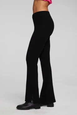 Best Sale Party Shadow Black Flare Bottoms Women Loungewear|Bottoms