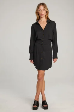Outlet Paxton Licorice Mini Dress Women Loungewear|Dresses